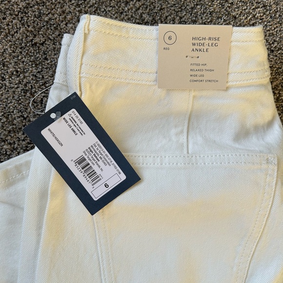 Universal Thread High-Rise Wide-Leg Ankle Pants - Cream - Picture 6 of 6